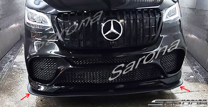 Custom Mercedes Sprinter  Van Front Add-on Lip (2019 - 2023) - $350.00 (Part #MB-070-FA)